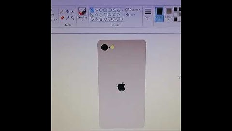 How to Draw iPhone in ms paint /paintdraw #youtubeshorts #mspaint#computertricks