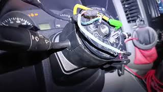 Замена шлейфа (датчика угла поворота рулевого колеса)  на 906 Мерседес Спринтере