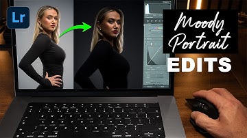 How to Edit DARK MOODY Portraits with Lightroom - Step by step
