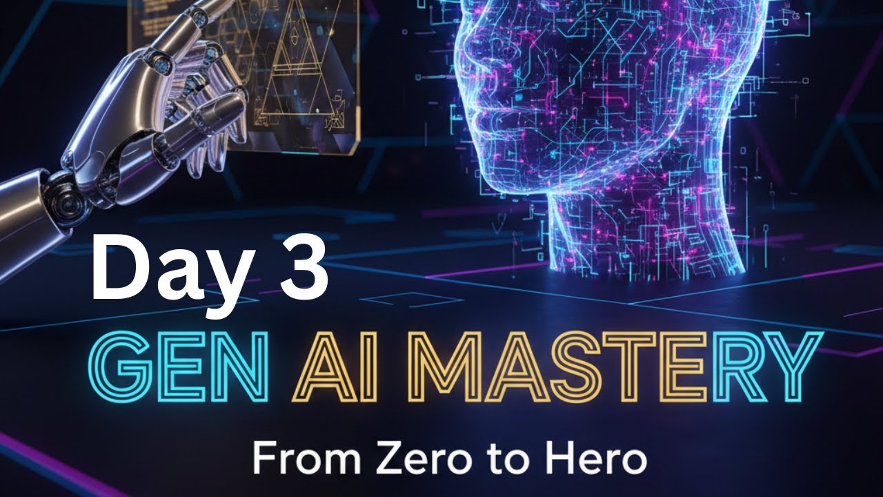 GEN AI Course Day 3 | Python-Class 3 | Full Course | Generative AI | Starting from 23rd January 2026