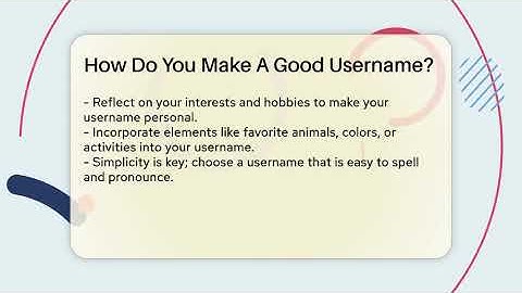 How Do You Make A Good Username? - Everyday-Networking