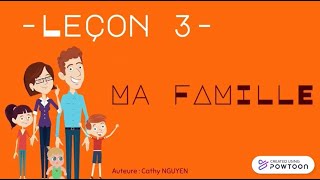A1 Leçon 3 - Ma famille