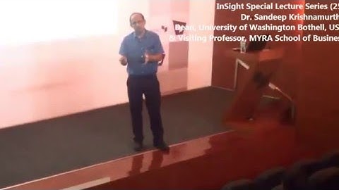 MYRA-Dr. Sandeep Krishnamurthy, Dean, University of Washington Bothell