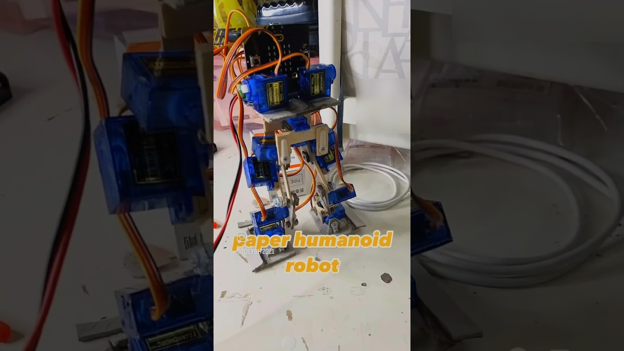 How to make robotic legs use long servo moters 😎 @ScienceProjectHacker