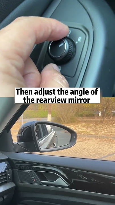 99% of people don't know! Side mirror hidden tricks!#car #driving #shorts #tutorial #tips