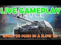 Ferdinand | when to push in a slow TD | WoT with BRUCE | Live Gameplay Part 10