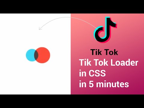 TikTok Loader in CSS in 5 minutes