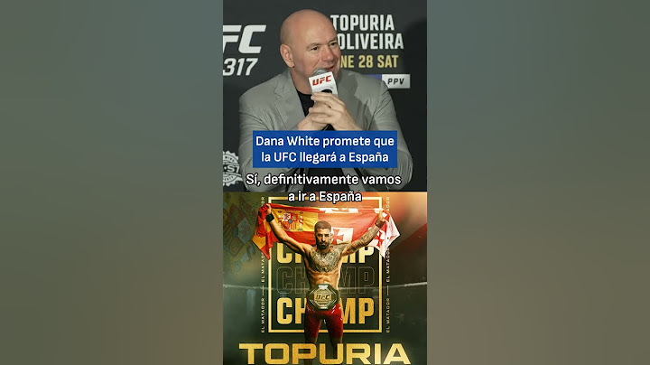 Dana White promete que la UFC llegará a España | El Partidazo de COPE