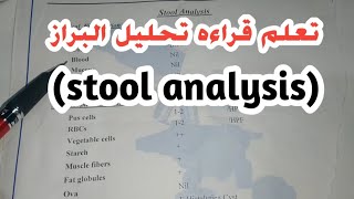 تعلم قراءه تحليل البراز بكل سهوله (stool analysis) screenshot 1