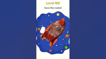 DOP 2 : Draw One Part 2 Level 420 | Save the rocket | #shorts #ytshorts |#dop2