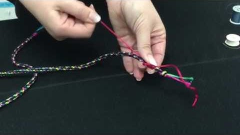 Kumihimo Skills Building:  How to Bind Off a Kumihimo Braid