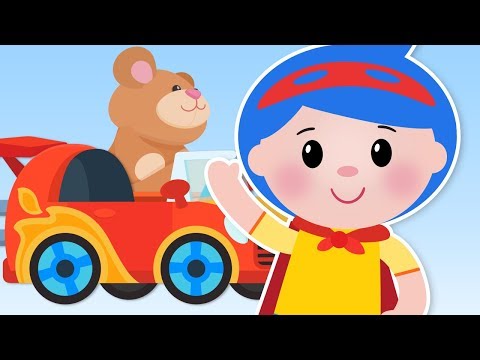 Driving In My Car More | Mother Goose Club Nursery Rhymes