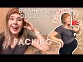 Decluttering + Packing Up My Bathroom At 33 Weeks Pregnant