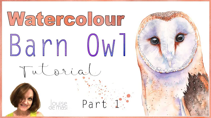 Barn Owl in Watercolor // Watercolor Painting Tuto...