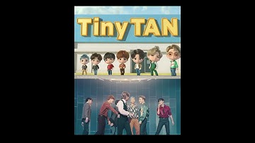 BTS x TinyTan 💜 #BTS #Shorts