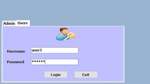 Programming in Visual Basic.NET: Create login form with multi user in VB.net with code