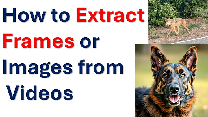 How to Extract Frames or Images from Videos - Using FFmpeg