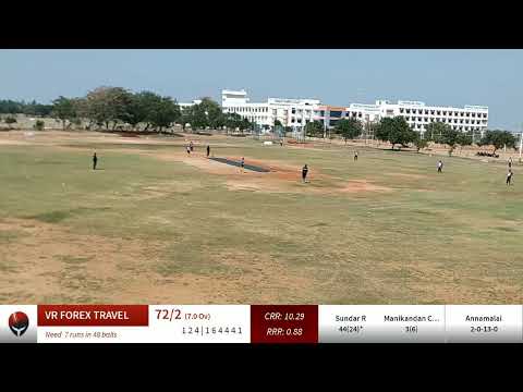 Live Cricket Match | VR FOREX TRAVEL vs Sri Energy Valves | 31-Jan-20 10:30 AM 15 overs | Trichy Pre
