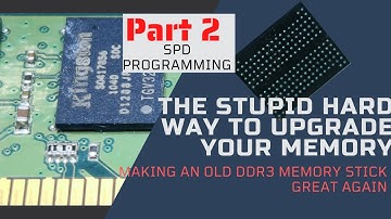 Creating a new SPD file | Part 2 for the memory stick updgrading series