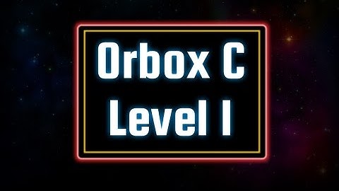 Orbox C (PC) - Bonus: Level 1 Solution