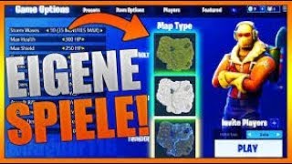 Eigene Spiele Bei Fortnite Deutsch - so kannst du eigene spiele in fortnite erstellen benutzerdefiniertes spiel erklarung deutsch