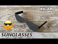 Origami Sunglasses 😎 | Cool Paper Glasses Step by Step