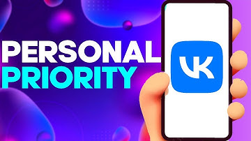 How to Remove Your Personal Priority From Your Profile on vk app on Android and iphone IOS