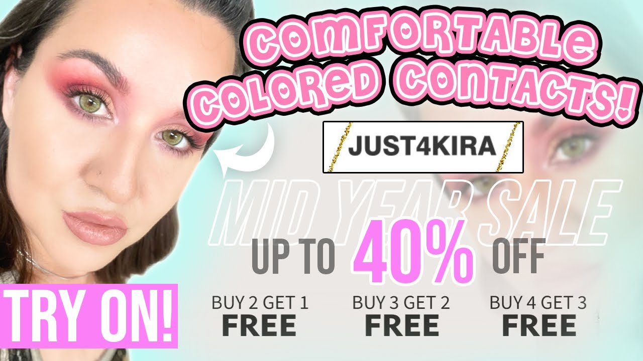 NEW Colored Contacts … COMFORTABLE AND AFFORDABLE! 🤩! 😳 JUST 4 KIRA