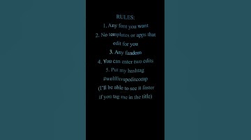 RULES FOR EDIT COMP ||⚠️ PAUSE TO READ ⚠️|| tag me @wolffxvsp and use my hashtag #wolffxvspeditcomp