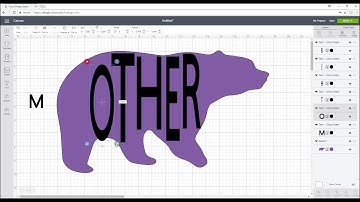Adding word into an object in Cricut Design Space