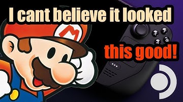 Paper Mario 64 HD Mupen64Plus Texture Setup Steam Deck Review Nintendo 64