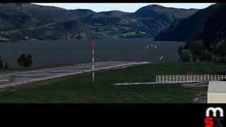 Xplane 11 -Vskylabs DC-3 | Landing ENSD Sandane Norway