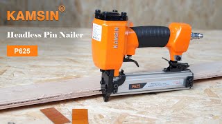 P625 23 Gauge Pneumatic Micro Headless Pin Nailer, 12-25mm Length Air