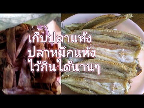 วีดีโอ: วิธีเก็บปลาแห้ง