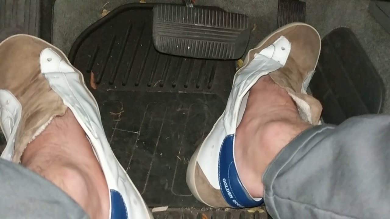 Sock Strip And Enjoying Sockless Wearing Of My Hot Worn Golden Goose