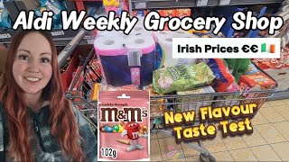 Aldi Weekly Grocery Shop Ireland 🇮🇪 - Individual Prices and Total for Family Shop
