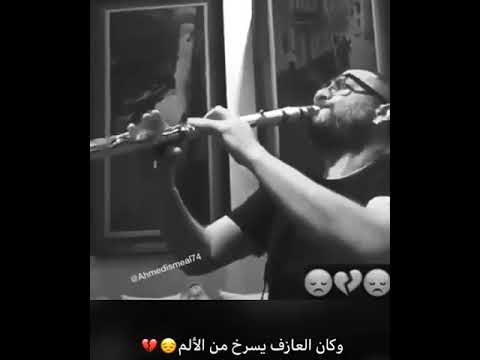 وكان العازف يسرخ من الألم الله على الاحساس