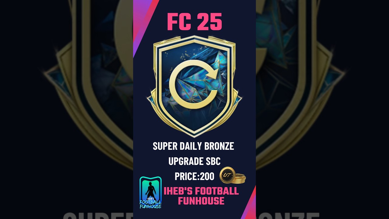 FASTEST & CHEAPEST Way to Complete Super Daily Bronze Upgrade SBC in FC 25! 💸⚡ (Easy Method!)