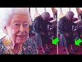 "I can't move!" Queen was seen struggling to walk today during greeting guests - Royal Insider