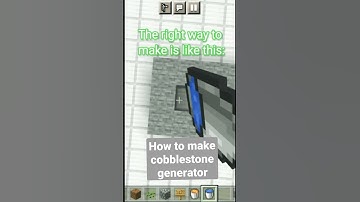How to make a Cobblestone Generator in Minecraft