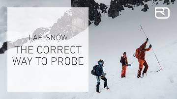 The correct way to probe after an avalanche – tutorial (15/17) (English) | LAB SNOW