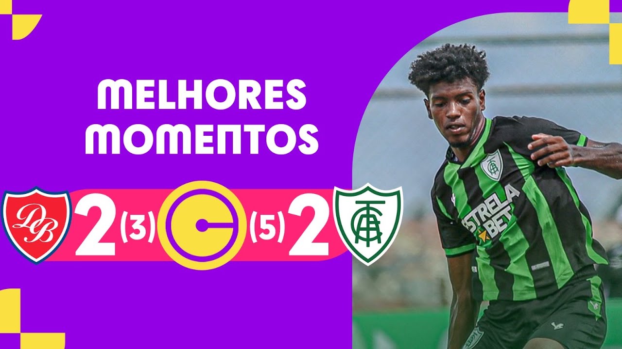 DESPORTIVO BRASIL (3) 2 X (5) 2 AMÉRICAMG MELHORES MOMENTOS SEGUNDA FASE COPINHA 2024