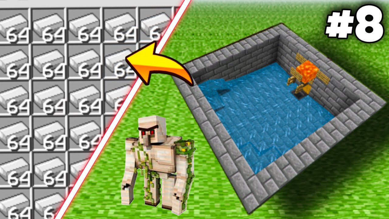 FINALLY I MAKE EASIEST IRON FORM || MINECRAFT SURVIVAL GAMEPLAY #8 || AYU GAMERZ