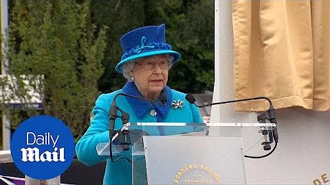 Queen Elizabeth officially opens Scottish Borders ...