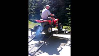 Atv Trailer Loading The First One