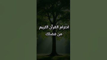 احترام القرآن الكريم من فضلك #المصحف