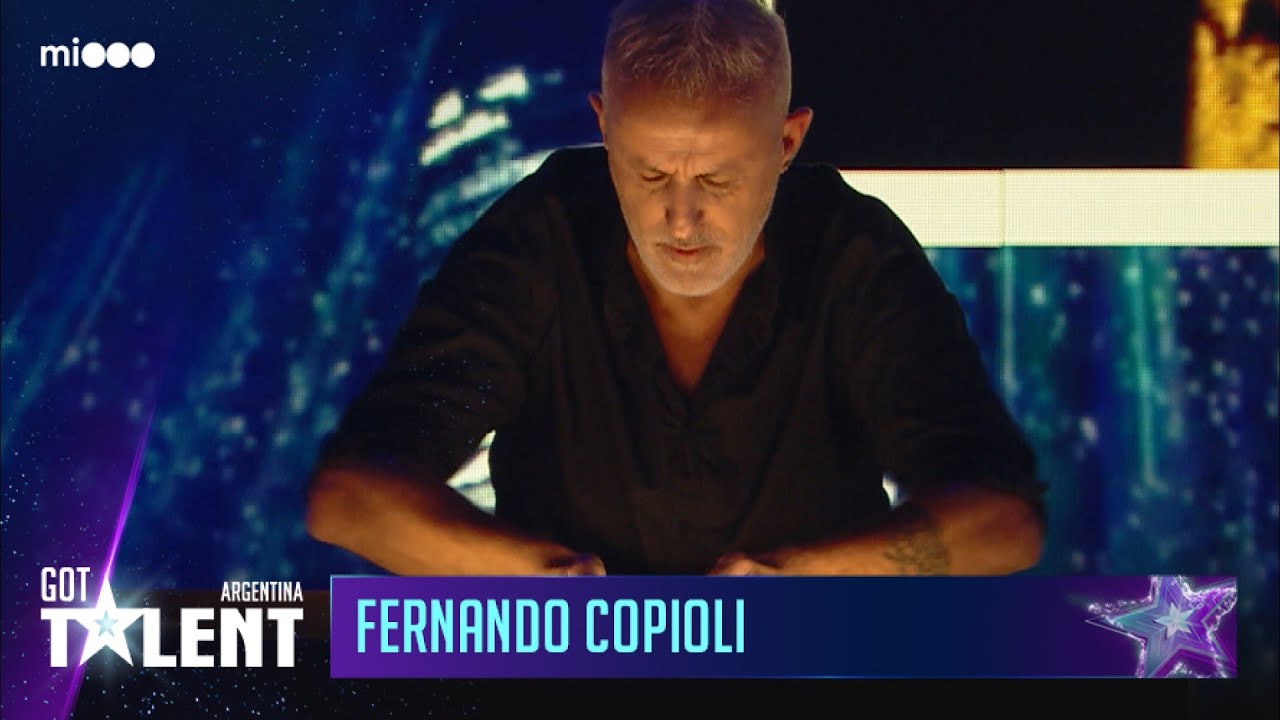 Fernando Copioli - Dibujos con arena | Audiciones | Got Talent Argentina 2023