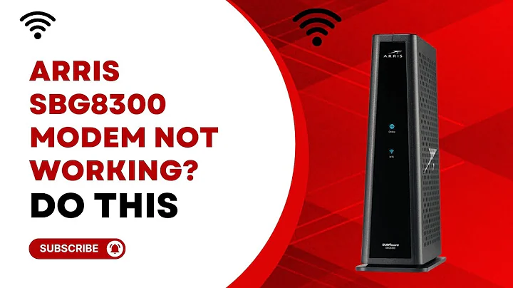 Arris sbg8300 Modem Not Working? Do this