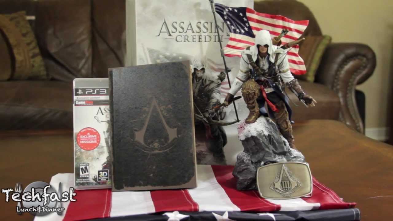 Unboxing Assassin's Creed III Limited Edition YouTube