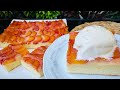 Prăjitură răsturnată cu piersici și mult sirop - deliciu de care nu te mai saturi